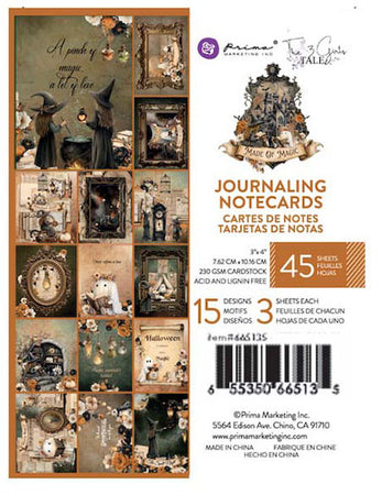 Prima Made Of Magic - 3x4 Journaling Cards
