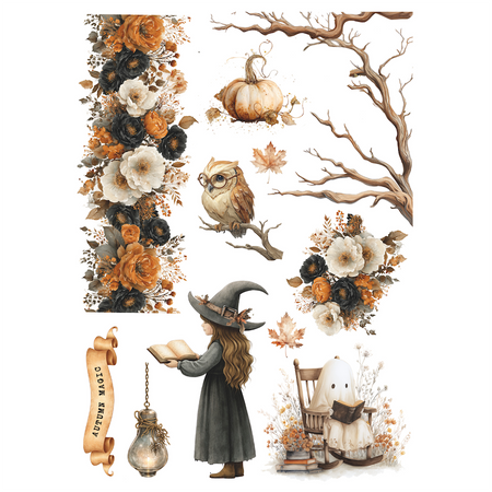 Prima Made Of Magic - A4 Rub Ons Autumn Magic