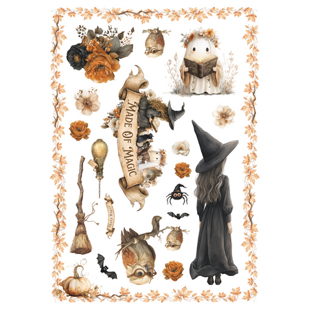 Prima Made Of Magic - A4 Transfer Rub Ons