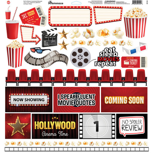 Reminisce It's Showtime - Cardstock Stickers