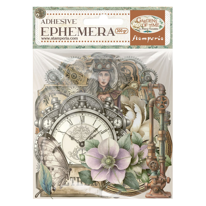Stamperia Gardens of Time - Adhesive Paper Ephemera