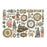 Stamperia Gardens of Time - Adhesive Paper Ephemera