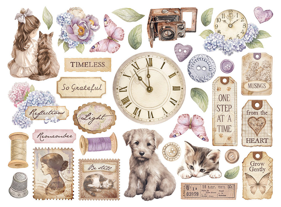 Stamperia Quiet Days - Die Cuts