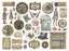 Stamperia Gardens Of Time - Die Cuts