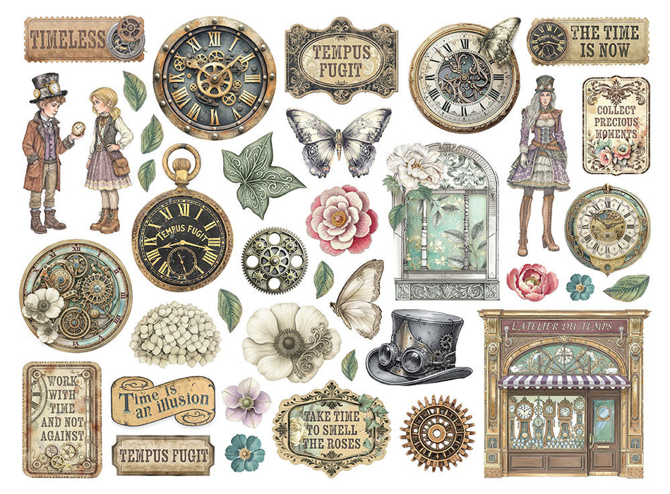 Stamperia Gardens Of Time - Die Cuts