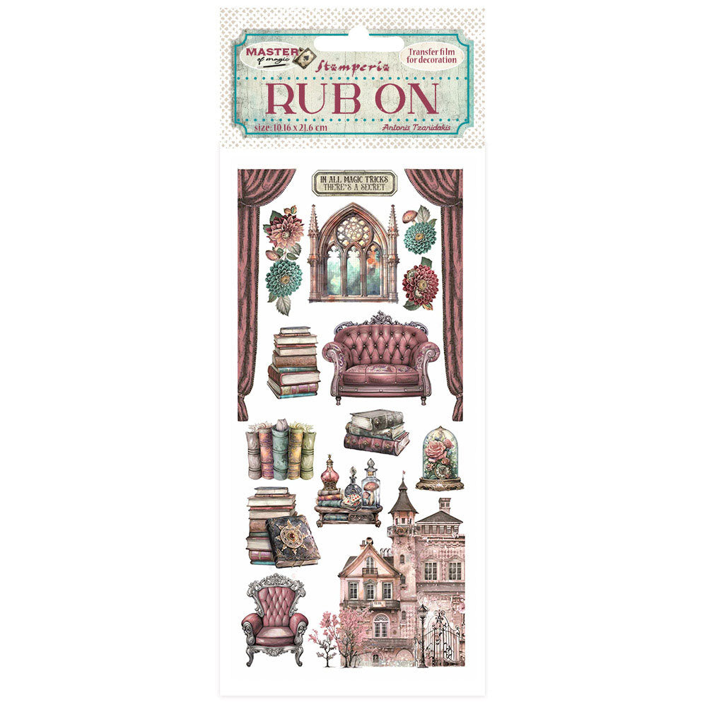 Stamperia Master Of Magic - House Furnishings Rub-Ons