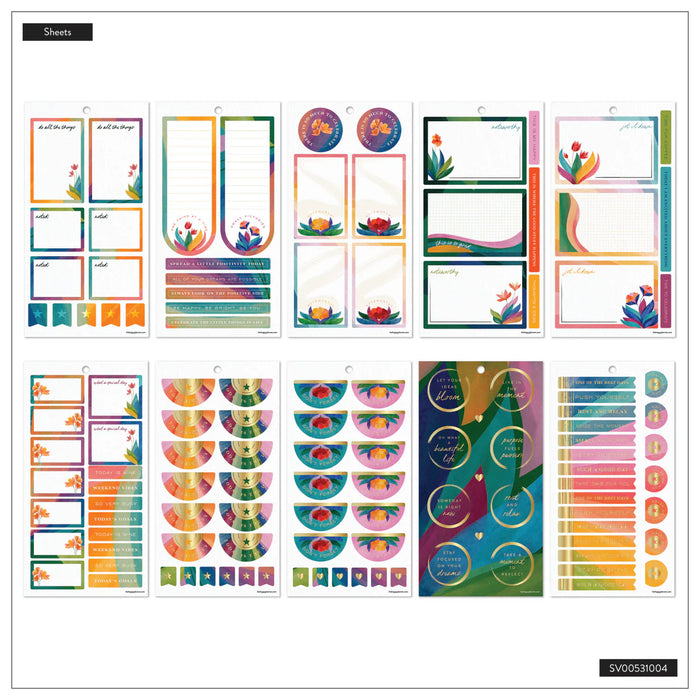 Me & My Big Ideas Happy Planner - Floral Energy Sticker Value Pack