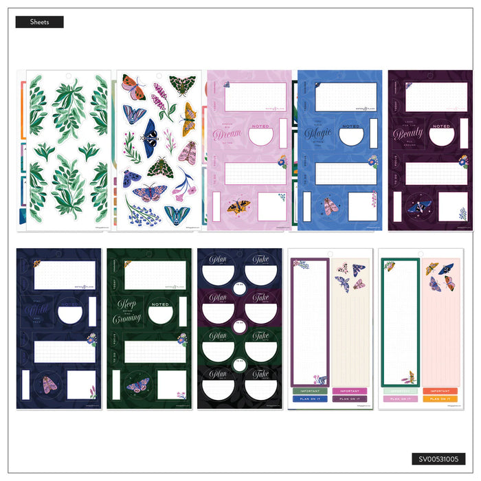 Me & My Big Ideas Happy Planner - Butterfly Botanics Big Sticker Value Pack