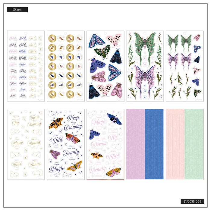 Me & My Big Ideas Happy Planner - Butterfly Botanics Big Sticker Value Pack