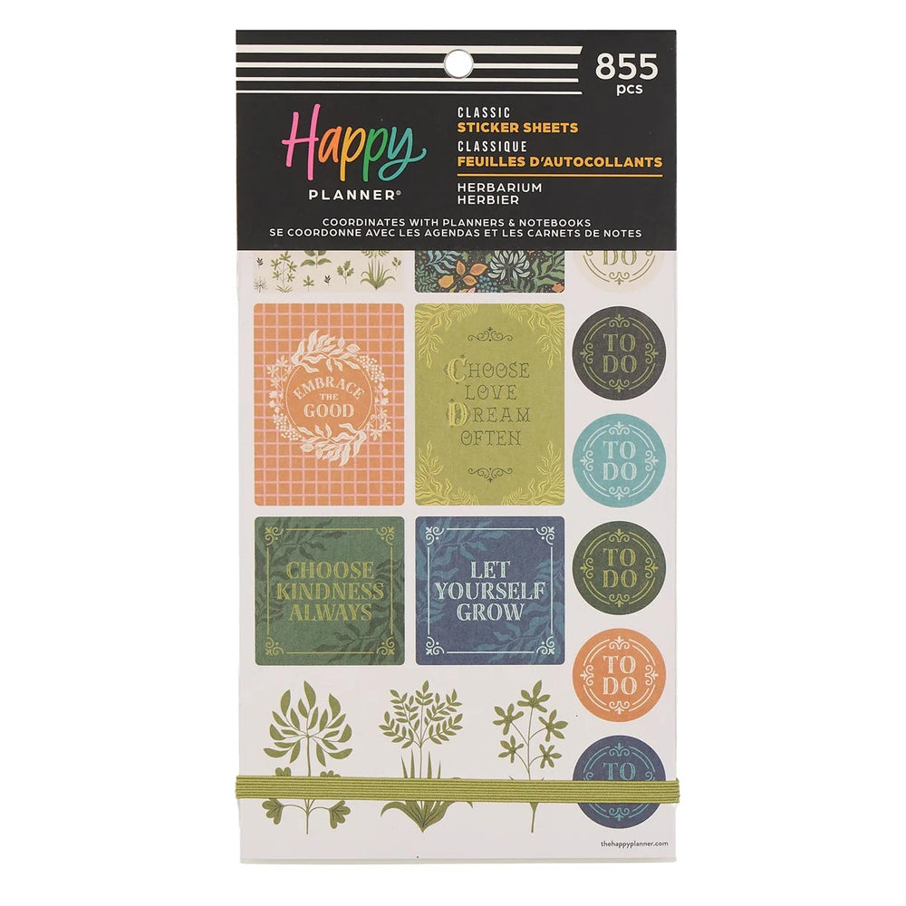 Me & My Big Ideas Happy Planner - Herbarium Sticker Value Pack