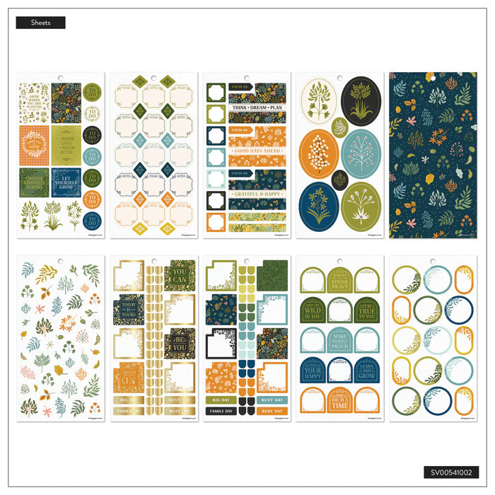 Me & My Big Ideas Happy Planner - Herbarium Sticker Value Pack