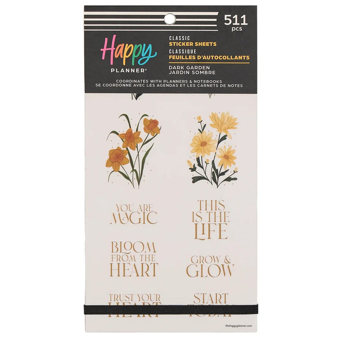 Me & My Big Ideas Happy Planner - Dark Garden Sticker Value Pack