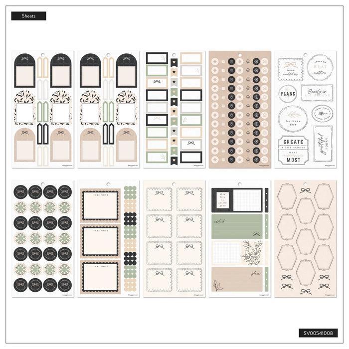 Me & My Big Ideas Happy Planner - Heritage Charm Classic Sticker Value Pack