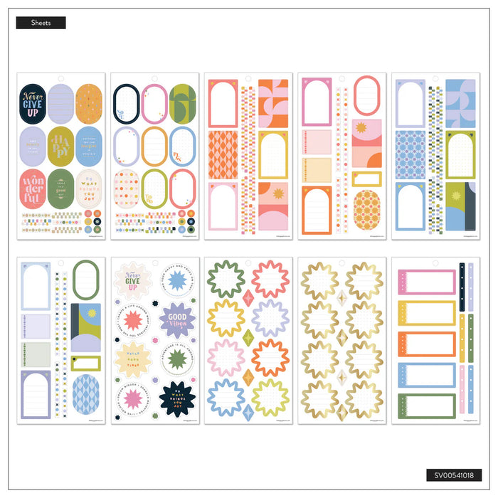 Me & My Big Ideas Happy Planner - Pop Splash Sticker Value Pack