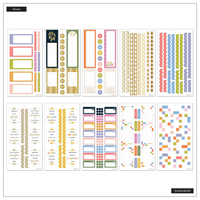 Me & My Big Ideas Happy Planner - Pop Splash Sticker Value Pack