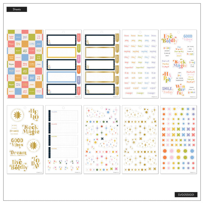 Me & My Big Ideas Happy Planner  - Pop Splash Mini Sticker Value Pack