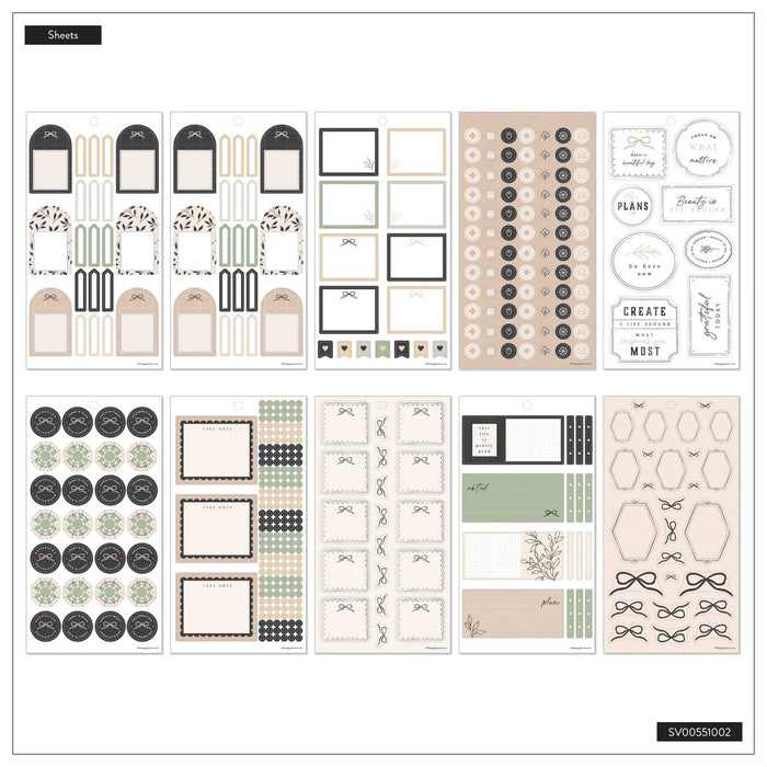 Me & My Big Ideas Happy Planner - Heritage Charm Mini Sticker Value Pack