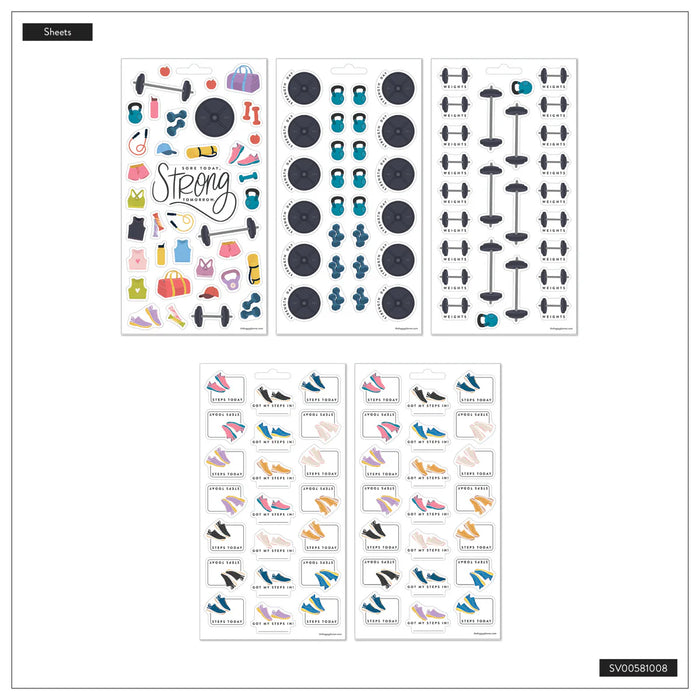 Me & My Big Ideas Happy Planner - Fitness Icons Sticker Pack