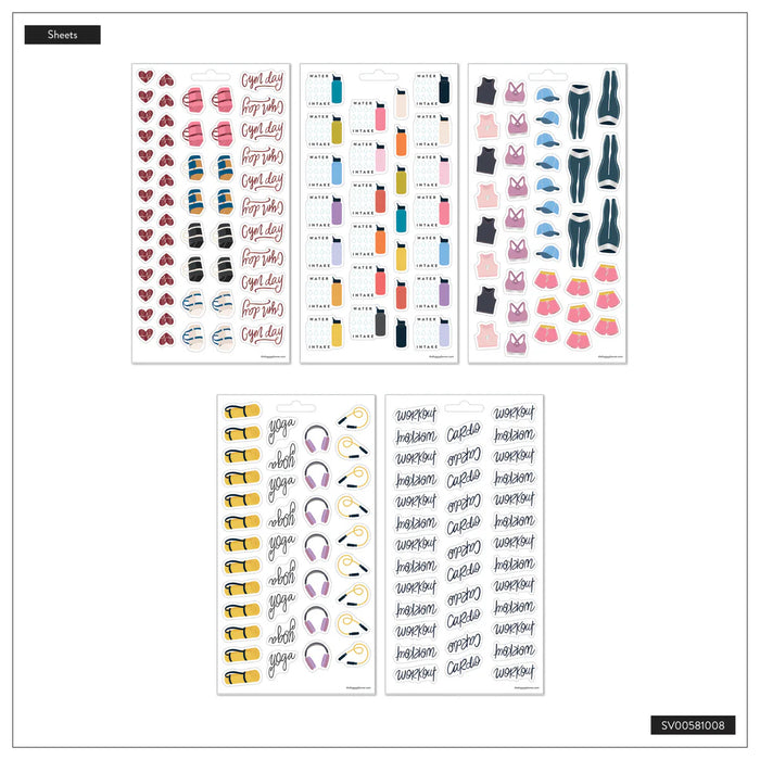 Me & My Big Ideas Happy Planner - Fitness Icons Sticker Pack
