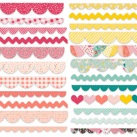 Pretty Little Studio Love Is Kind - Side By Side Scallops Die Cuts