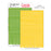 Pretty Little Studio Candy Cane - Lemon + Lime Mini ABC Stickers