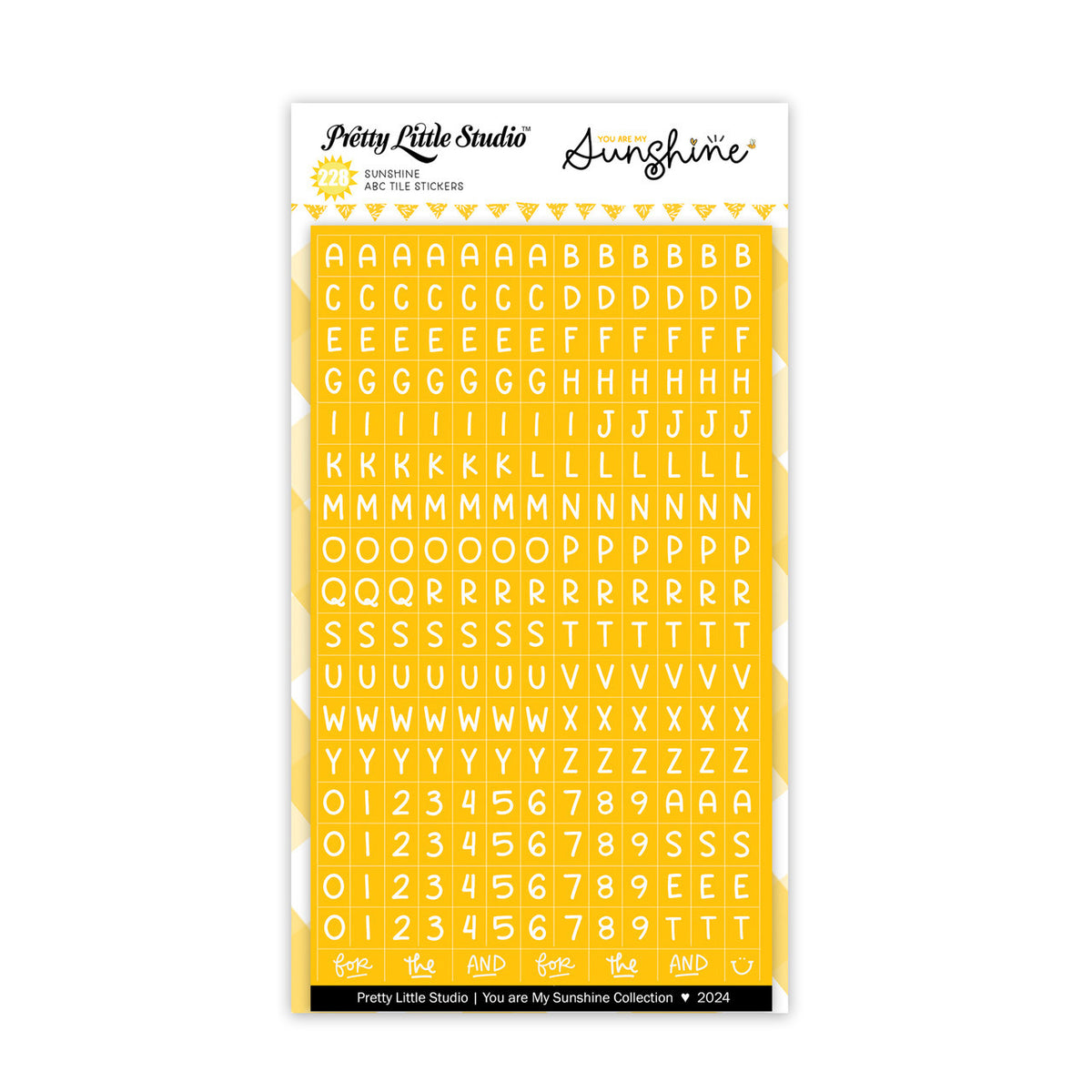 Sunshine Sticker Studio Pretty Little Studio You Are My Sunshine - Mini ABC Stickers Sunshine ...