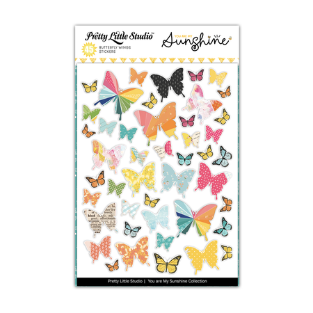 Pretty Little Studio You Are My Sunshine - Butterfly Wings Stickers