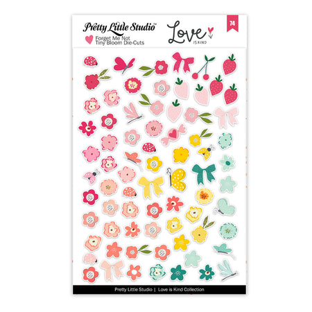 Pretty Little Studio Love Is Kind - Forget Me Not Stickers