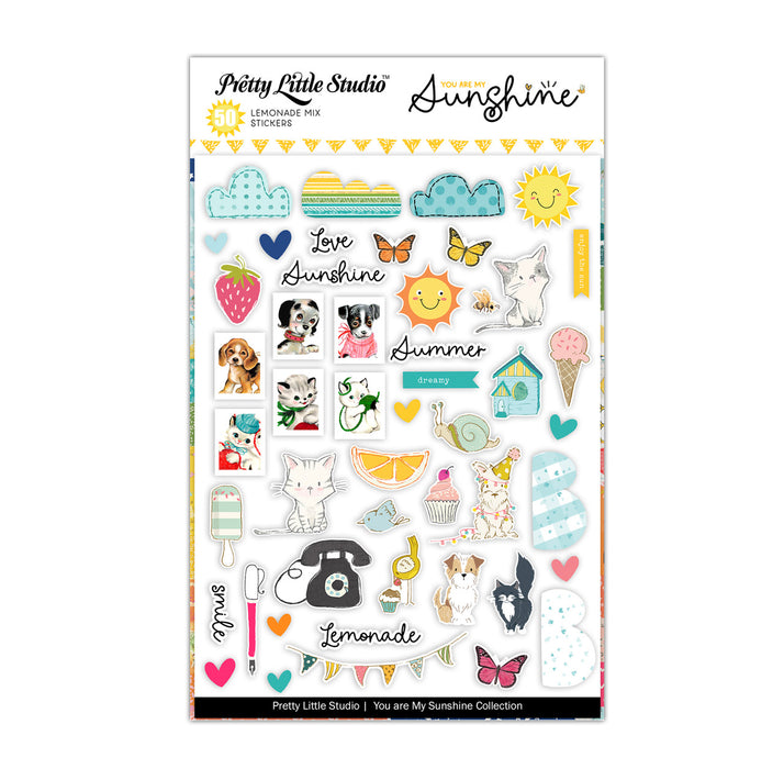 Pretty Little Studio You Are My Sunshine - Lemonade Mix Stickers