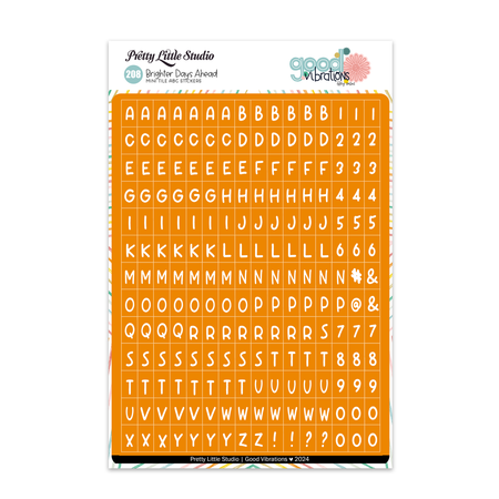 Pretty Little Studio Good Vibrations - Mini ABC Stickers Brighter Days Ahead