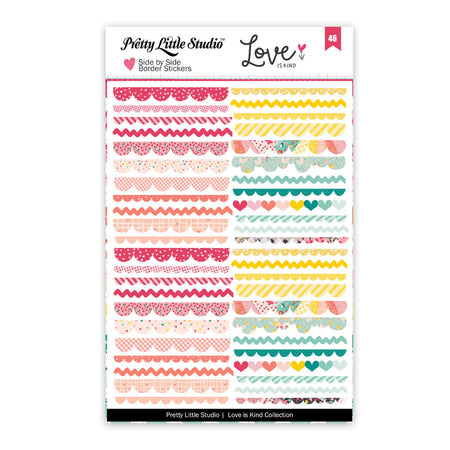 Pretty Little Studio Love Is Kind - Side By Side Borders Stickers