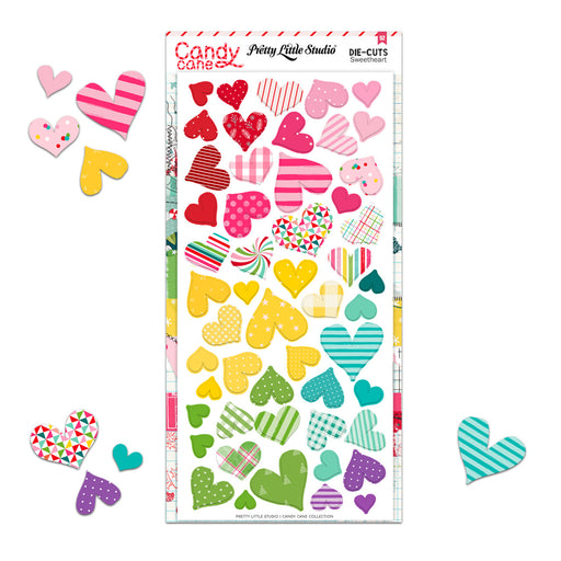 Pretty Little Studio Candy Cane - Sweetheart Punch Outs