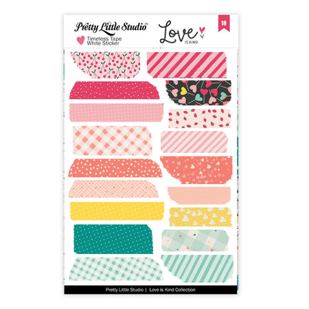 Pretty Little Studio Love Is Kind - Timeless Tape Pieces Stickers