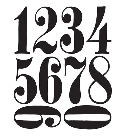 Stampers Anonymous Tim Holtz Collection - Numeric