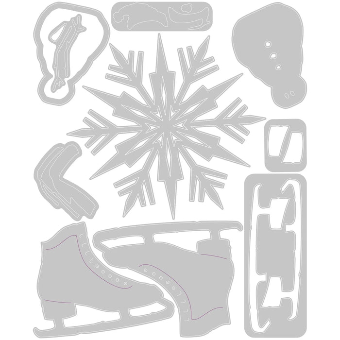 Sizzix Tim Holtz Thinlits Die - Vault Winter Wishes