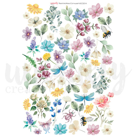 Uniquely Creative Floral Archives - Cut-Apart Sheet