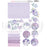 Uniquely Creative Ultraviolet Delight - Cut-Apart Sheet