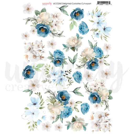 Uniquely Creative Delighted Curiosities - Cut-Apart Sheet
