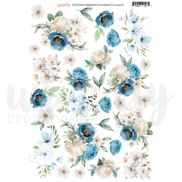 Uniquely Creative Delighted Curiosities - Cut-Apart Sheet