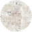 Uniquely Creative Ultraviolet Delight - Newsprint Scalloped Decorative Base Layer