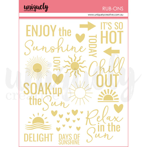Uniquely Creative Bohemian Escape - Rub Ons