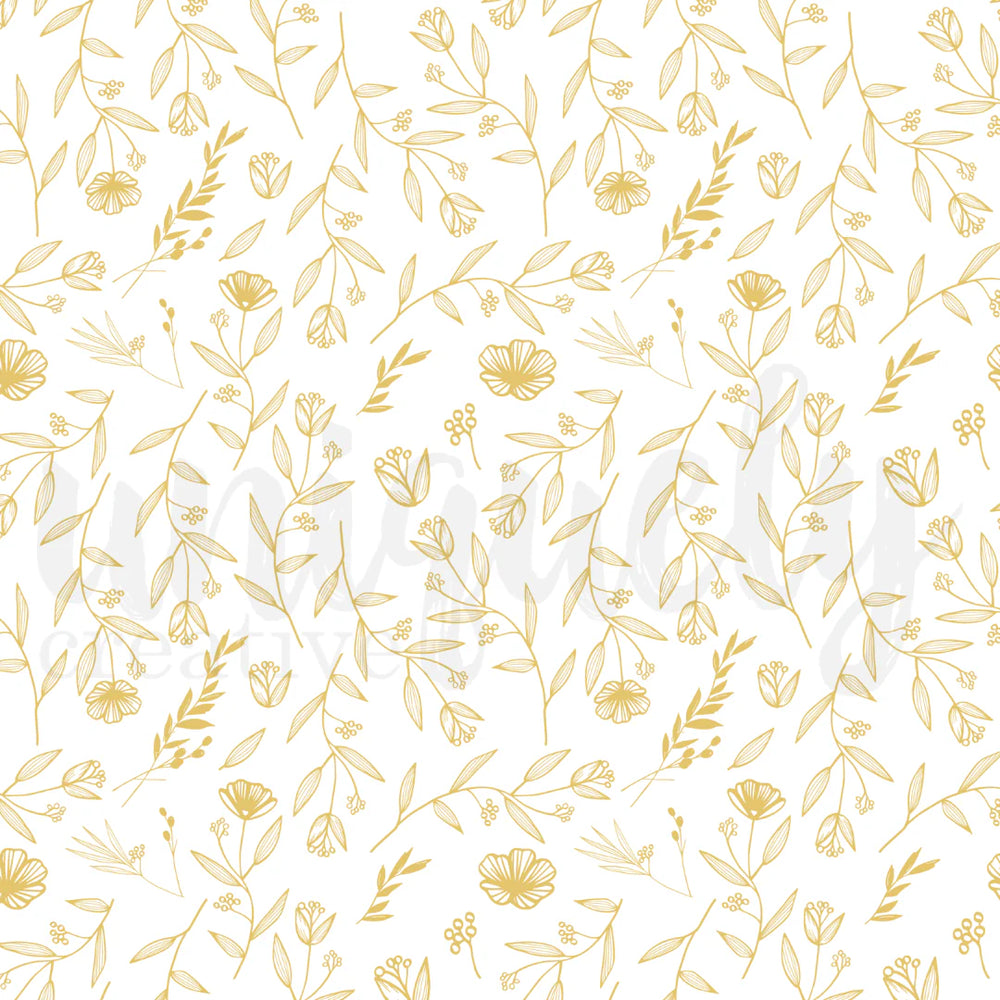 Uniquely Creative Bohemian Escape - Botanical Foil Acetate