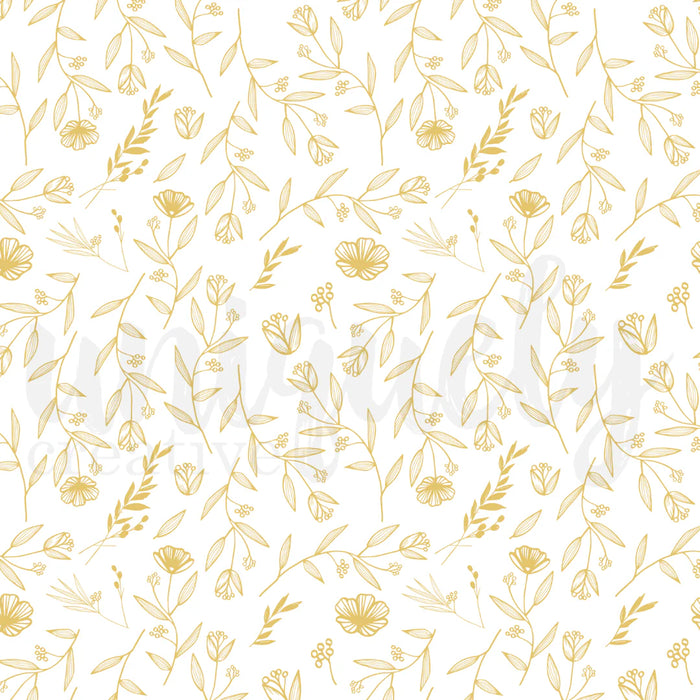 Uniquely Creative Bohemian Escape - Botanical Foil Acetate