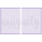 Uniquely Creative Ultraviolet Delight - Purple Gingham Double Decorative Base Layer
