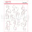 Uniquely Creative Tea & Tranquility - White Flourish Puffy Stickers