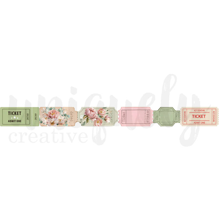 Uniquely Creative Tea & Tranquility - Vintage Tickets Washi Tape