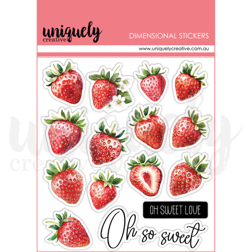Uniquely Creative Oh So Lovely - Dimesional Stickers