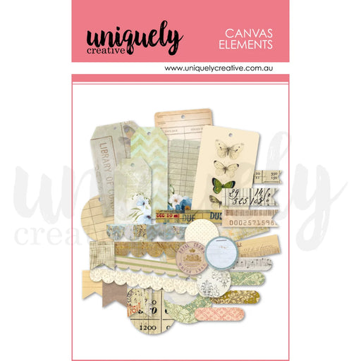 Uniquely Creative Delighted Curiosities - Vintage Canvas Elements