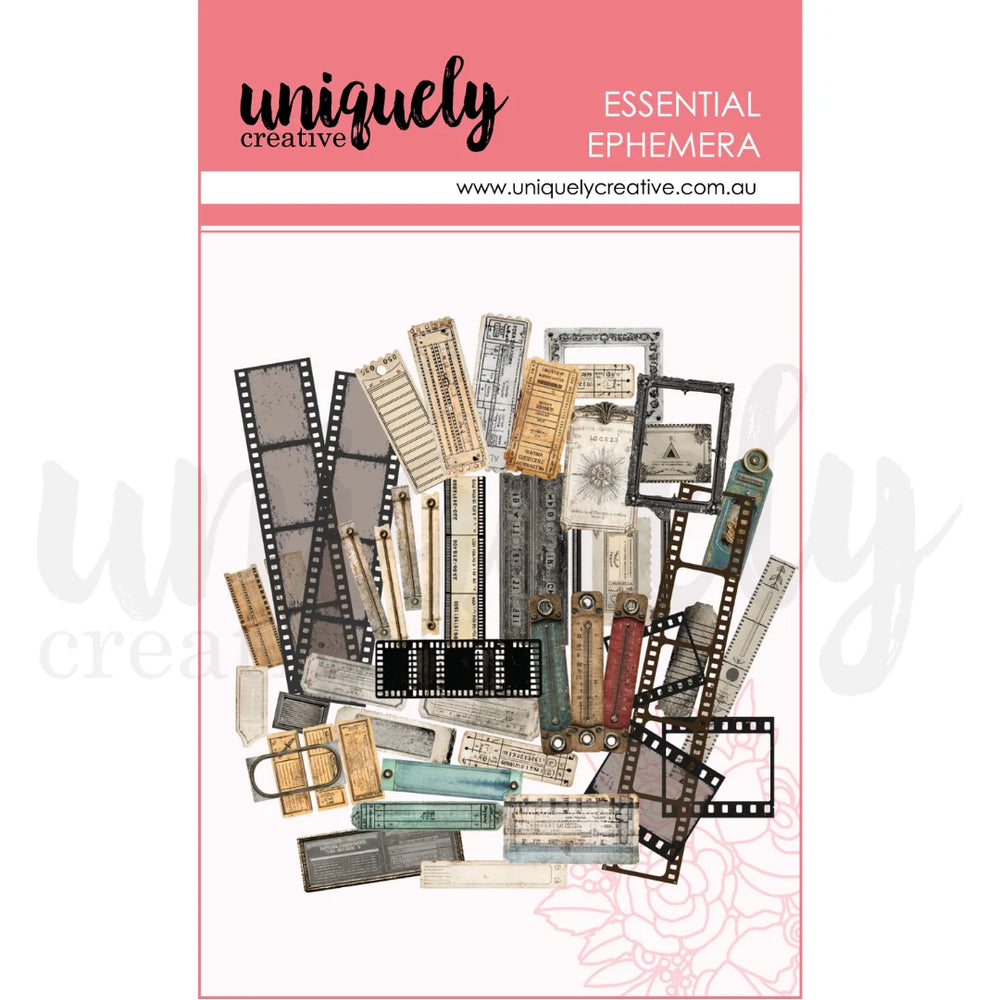 Uniquely Creative Wings & Wheels - Acetate Rustic Ephemera