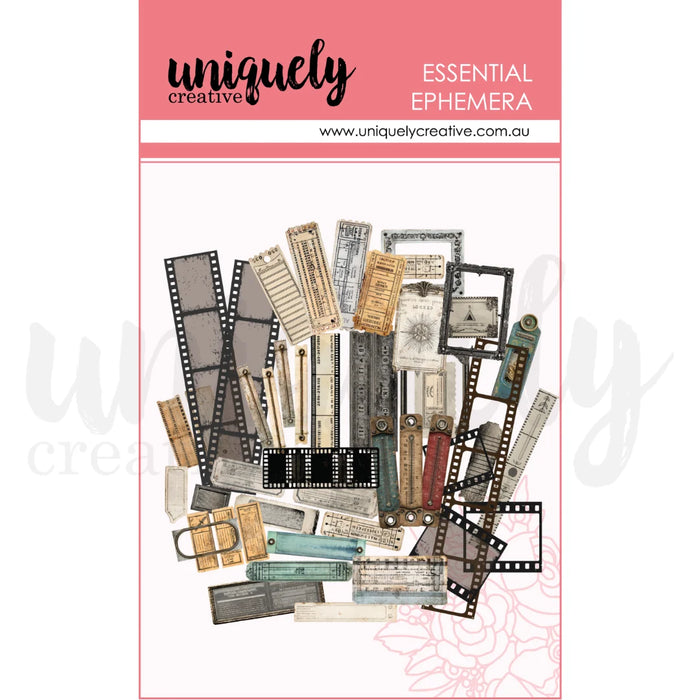 Uniquely Creative Wings & Wheels - Acetate Rustic Ephemera